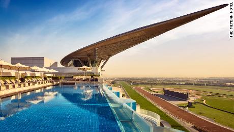 Dubai race track horse racing