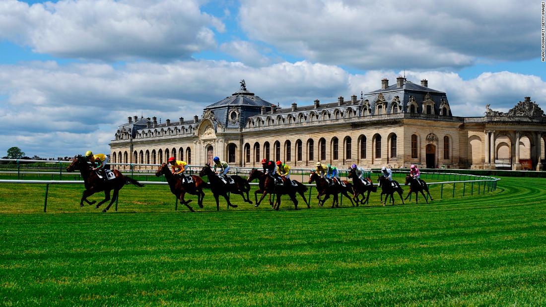 Spectacular and timeless, historic Chantilly sits in front of the 16th-century Chateau de Chantilly and the majestic Great Stables (pictured) amid forests 30 miles north of Paris.