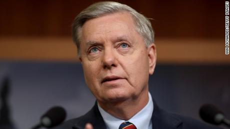 Sen. Lindsey Graham (R-SC) speaks during a press conference at the U.S. Capitol on December 20, 2018 in Washington, DC. (Win McNamee/Getty Images)