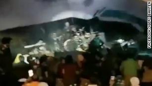 Tsunami wave strikes Indonesian pop band during show