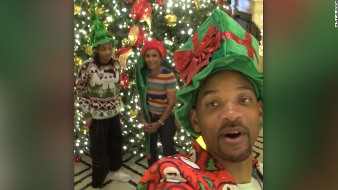 Will Smith takes Christmas spirit seriously CNN Video