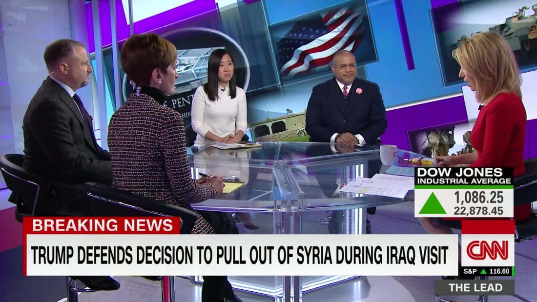 Panelist: Trump's Iraq visit is 'fleeting moment' of calm - CNN Video