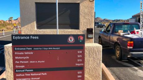 Joshua Tree National Park remains open but visitor services are not being provided.