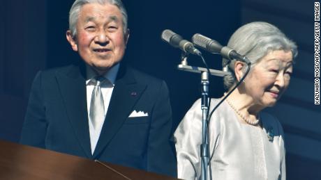 Japan's Emperor Akihito and Empress Michiko.