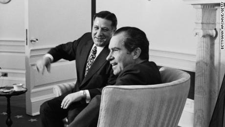 Mayor Frank Rizzo paid an unannounced call on President Richard Nixon on January 24, 1972.