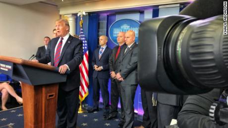 Trump's press 'briefing' that wasn't
