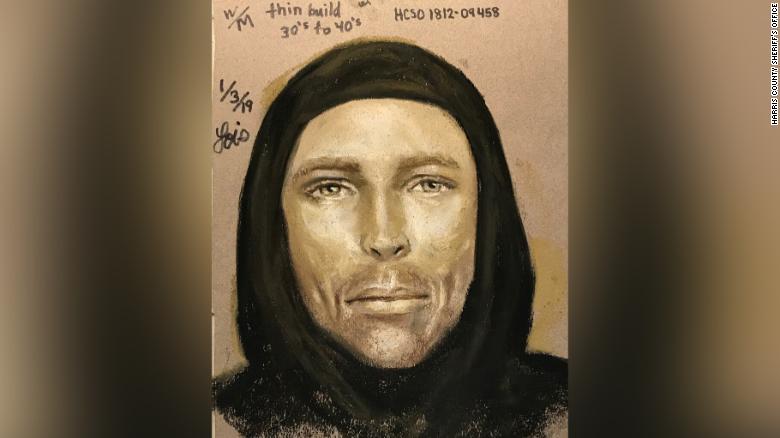Authorities released this composite sketch of the suspect in the killing of Jazmine Barnes.