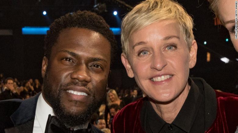 Ellen Degeneres urges Kevin Hart to host Oscars