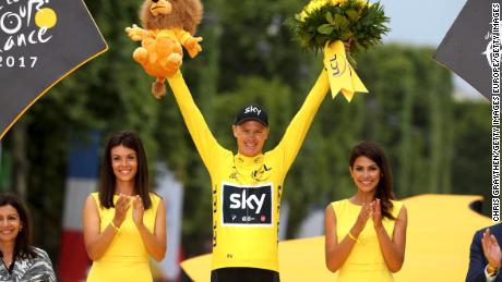 Froome won the last of his four Tour de France titles in 2017. 