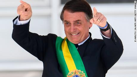 Jair Bolsonaro on January 1, 2019. 