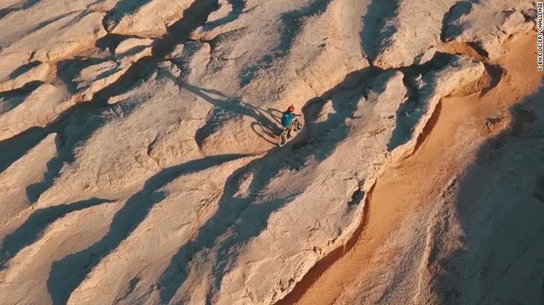 Conquering the sand dunes with e-bikes