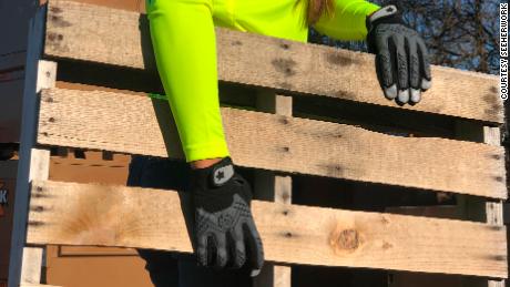 SeeHerWork designs and makes work wear specifically for women, including gloves to fit smaller hands.