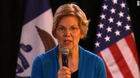 Elizabeth Warren in Iowa: 'I am not a person of color'