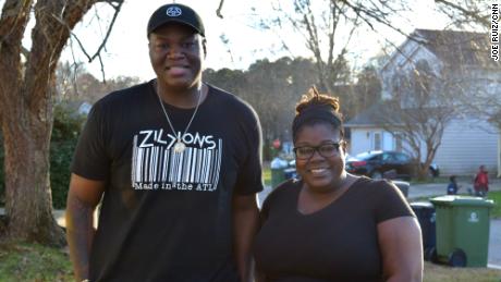 Working for TSA is a family affair. Caraballo's brother, James Miller, also works for the agency at the Atlanta airport.