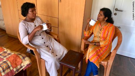 Facing threats from orthodox protestors, Bindu Ammini (left) and Kanakadurga (right) have entered into hiding. 