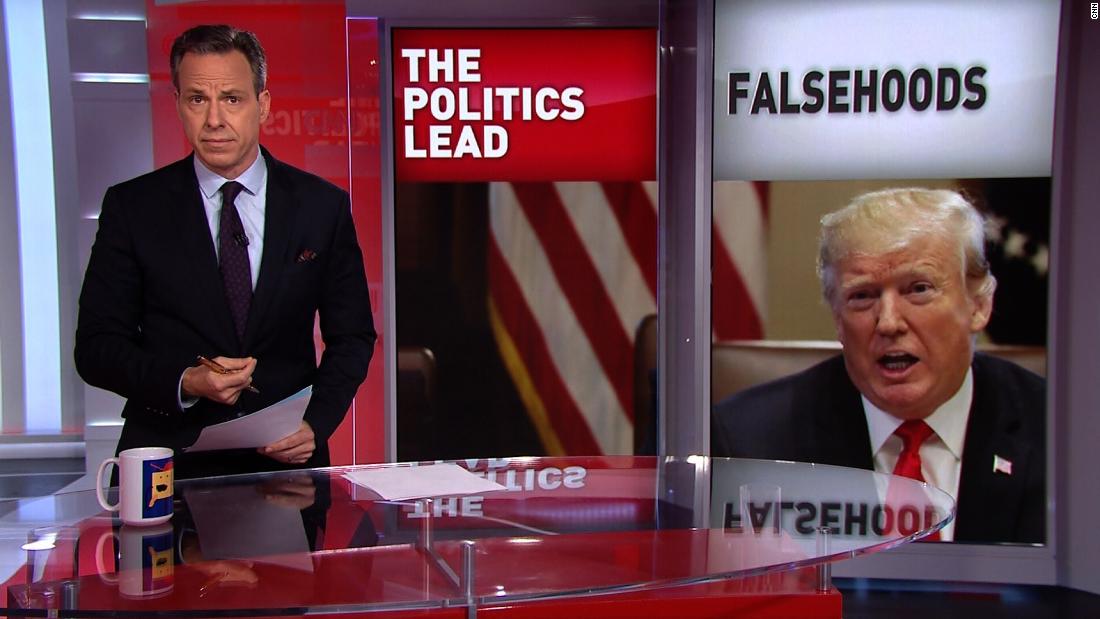 Jake Tapper Debunks Trump's 'wall Of Lies' - CNN Video