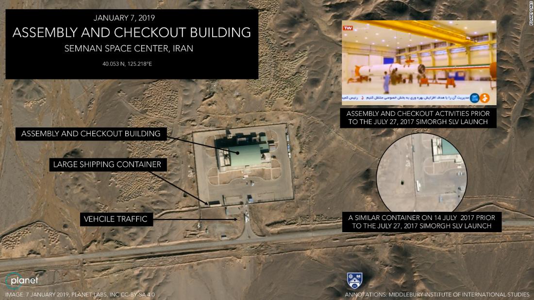 Images show Iran prepping satellite launch despite Pompeo's threat ...