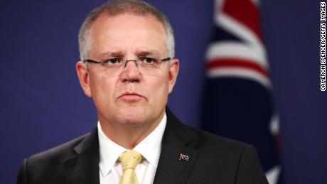 Prime Minister Scott Morrison speaks during a press conference on November 22, 2018 in Sydney, Australia. 
