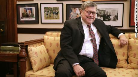 Attorney General nominee William Barr meets with Senate Judiciary Committee member Sen. Lindsay Graham, a South Carolina Republican, on Wendesay in his office in the Russell Senate Office Building on Capitol Hill. (Photo by Chip Somodevilla/Getty Images)