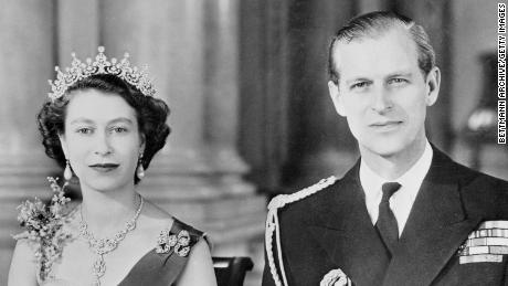 The pair in 1954, shortly after the Queen ascended to the throne.