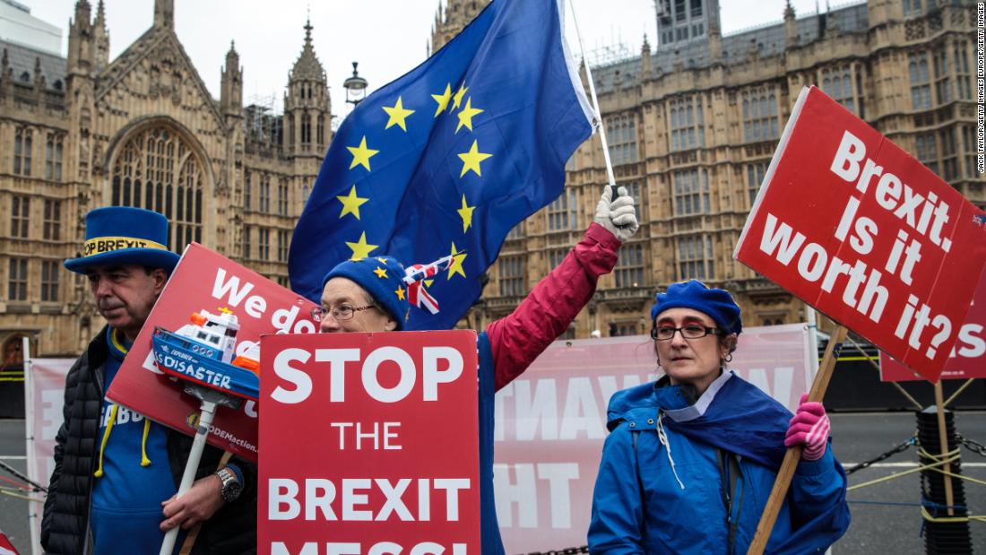 A majority of Britons are not happy with the effects of Brexit