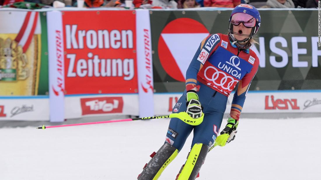 Shiffrin was back to her best in 2017, though, winning a fifth slalom World Cup title and adding a third World Championship gold. She also won her first overall World Cup title.  