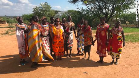 &quot;I grew up surrounded by so many women,&quot; Learpoora says of the Umoja women, shown here on a recent afternoon.