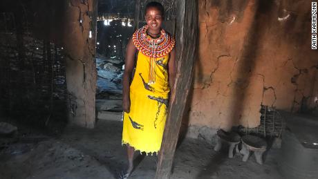 Rosalina Learpoora, 18, has lived in Umoja village since she was 3. Umoja is the Swahili word for unity.