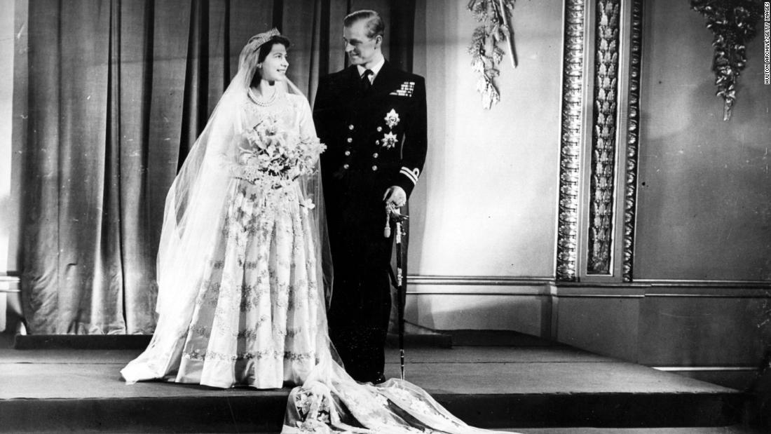 Prince Philip and Princess Elizabeth married in November 1947.