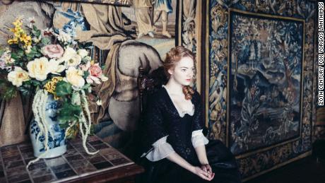 Emma Stone in the film 'The Favourite'