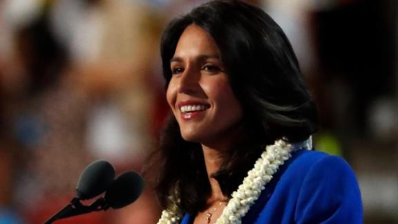 Tulsi Gabbard Says Gray Streak In Hair Serves As Remembrance Of Fallen Service Members Cnn