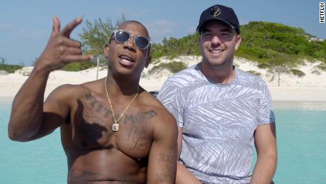 Ja Rule, left, and Billy McFarland in "Fyre."