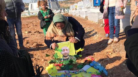 In a Syrian cemetery, Kurds contemplate war without their US allies