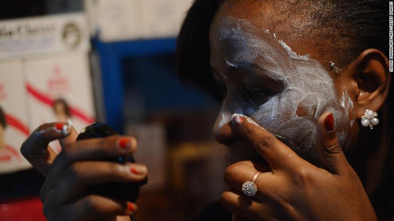 According to a 2011 report by the WHO, 40% of African women bleach their skins 