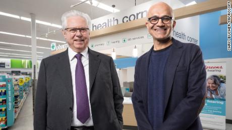 Microsoft and Walgreens join forces to take on Amazon in health care 