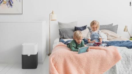 Air Purifier inside the bedroom