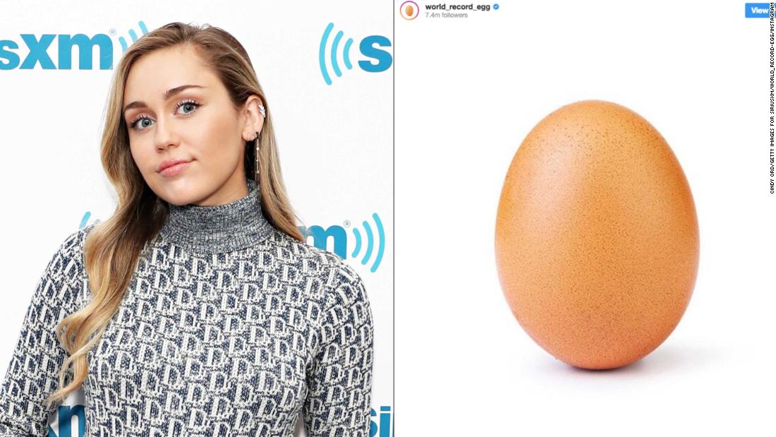 Miley Cyrus Uses Viral Egg To Shut Down Pregnancy Speculation Cnn 2676