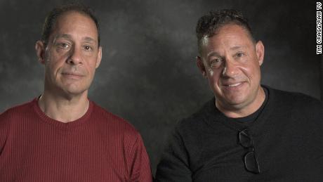 Robert Shafran, left, and David Kellman in "Three Identical Strangers."