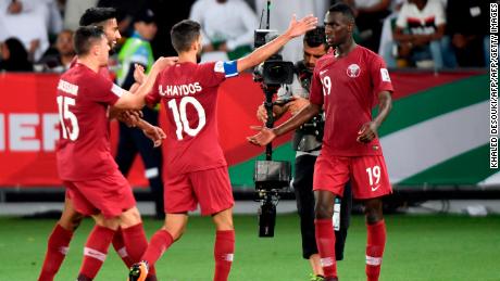 Qatar claimed a 2-0 win over Saudi Arabia in its final group game at the 2019 Asian Cup.