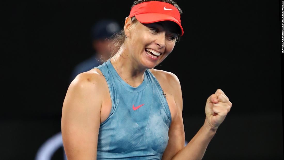 Maria Sharapova Beats Caroline Wozniacki At Australian Open Cnn 