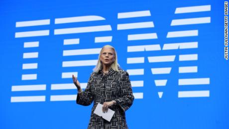 IBM CEO Ginni Rometty delivers a keynote address at the 2019 Consumer Electronics Show in Las Vegas.