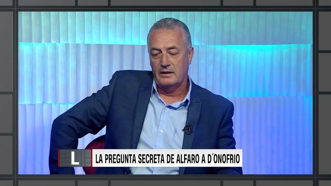 Pregunta al aire: ¿Qué le contesto Rodolfo D´Onofrio a Gustavo Alfaro ...