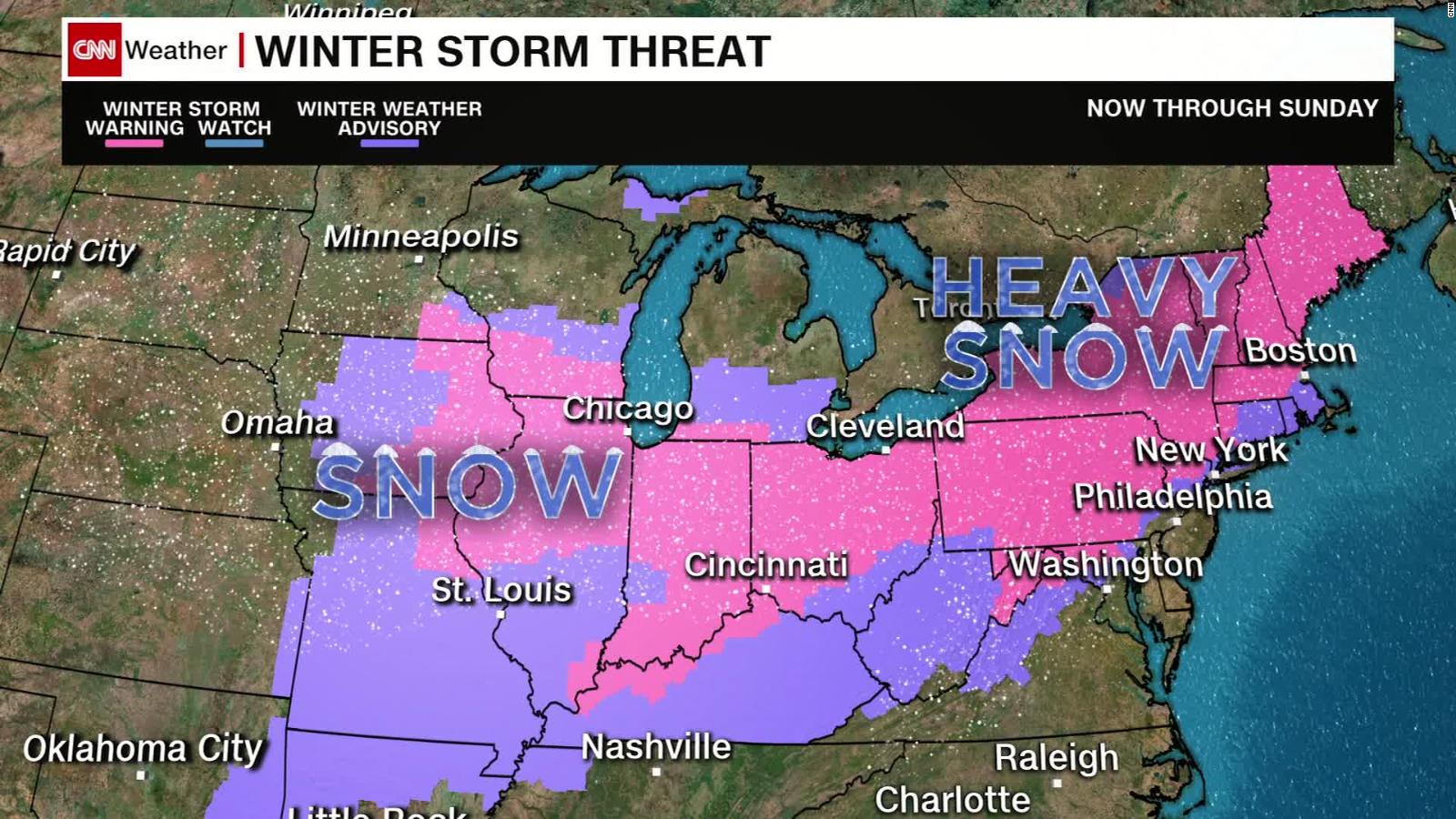 Winter Storm Threatens Millions With Snow And Ice In The Midwest And ...