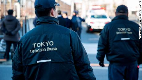 TOKYO, JAPAN - JANUARY 11: Security guards work outside the Tokyo Detention House on January 11, 2019 in Tokyo, Japan. Former Nissan Motor Co. Chairman Carlos Ghosn was arrested in November last year for financial misconduct and accusations he underreported his compensation between 2011 and 2015 by more than 5 billion yen. Denying any wrongdoing, Ghosn spoke publicly on Tuesday for the first time at the Tokyo district court as his future as head of Renault SA becomes increasingly in doubt. (Photo by Tomohiro Ohsumi/Getty Images)