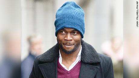 Sam Sodje arrived at the Old Bailey, London on December 12, 2016 where he faced charges of fraudulent trading in relation to running of the Sodje Sports Foundation.