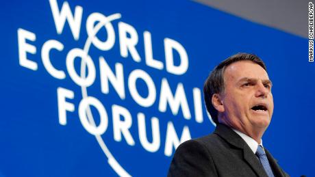 Jair Bolsonaro at Davos.