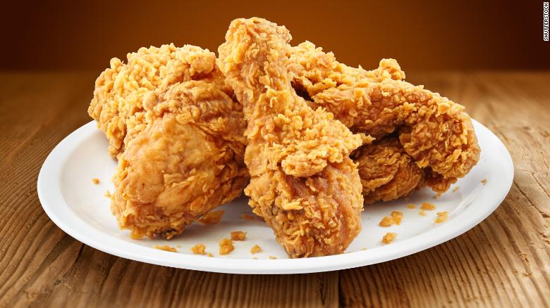 One or more serving of fried chicken a day was linked to a 13% higher risk of death from any cause.