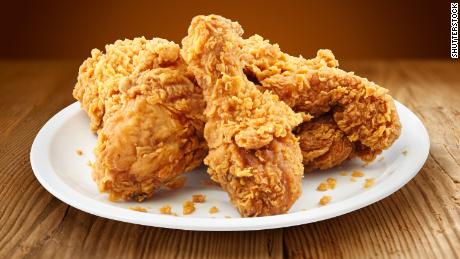 One or more serving of fried chicken a day was linked to a 13% higher risk of death from any cause.