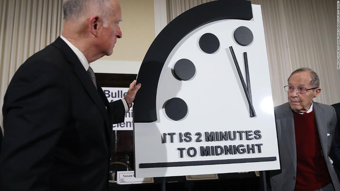 Doomsday Clock moves closer to 'midnight' CNN Video