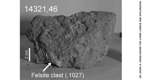 Earth's oldest rock was found by Apollo 14 astronauts -- on the moon